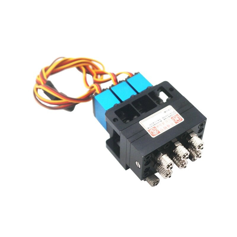Channels Directional Valve with Servos For RC Hydraulic Excavator