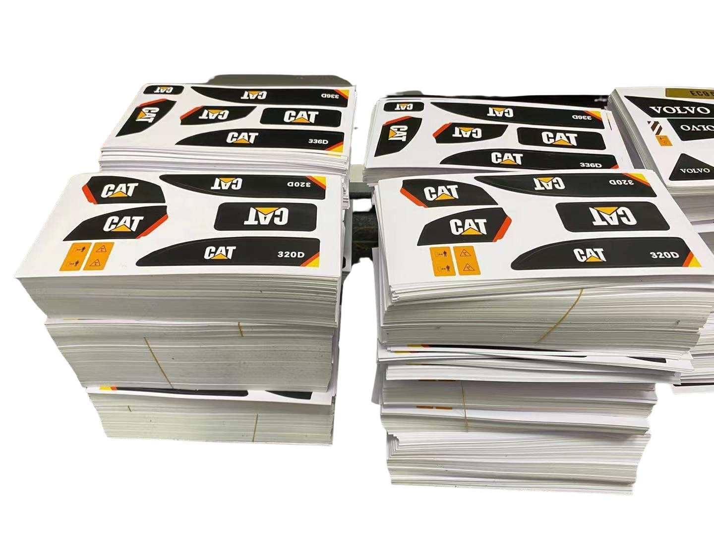 CAT sticker for Huina 1580 Excavator