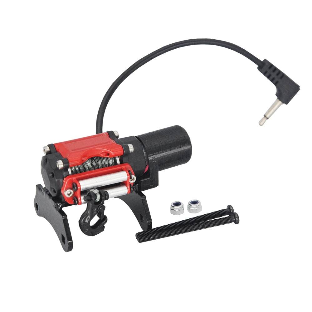 Cable Winch With Metal Quick Hitch Bucket Changer for Huina 1550 / 1580/ 1592/ 1593/ 1594