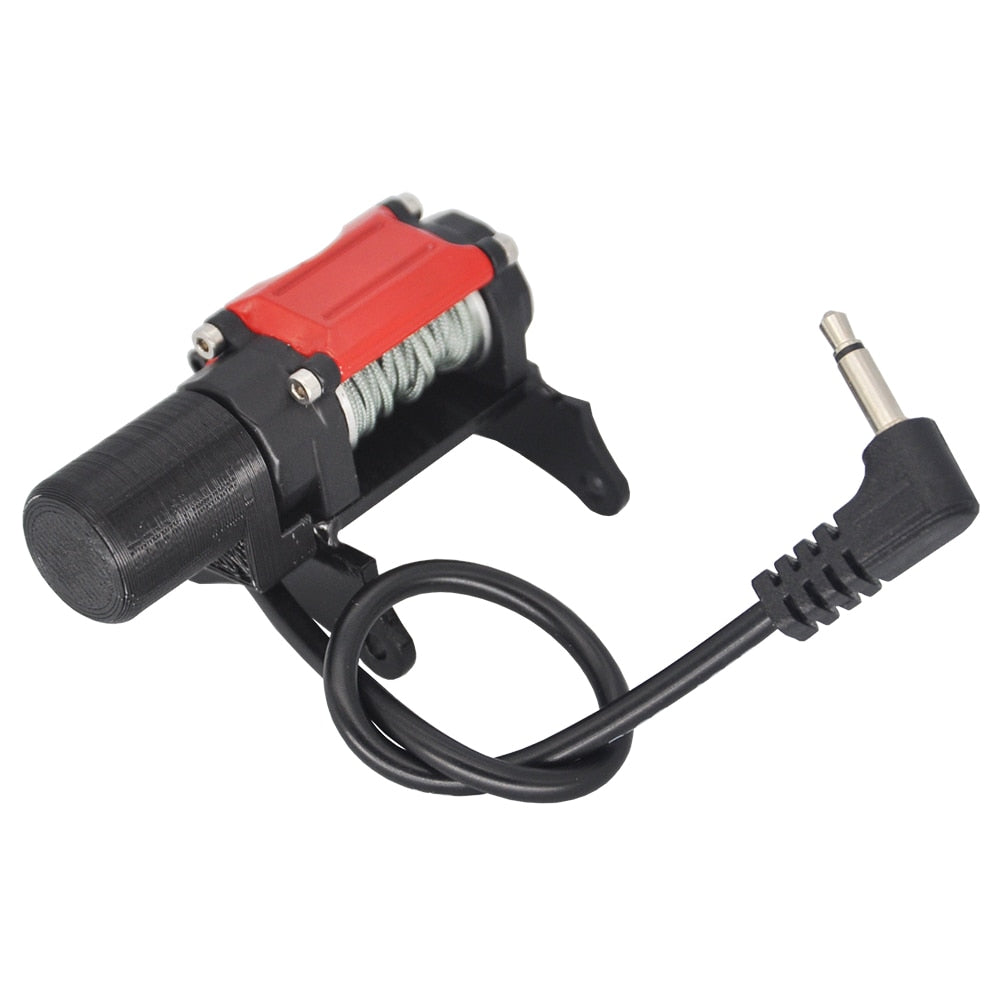 Cable Winch With Metal Quick Hitch Bucket Changer for Huina 1550 / 1580/ 1592/ 1593/ 1594