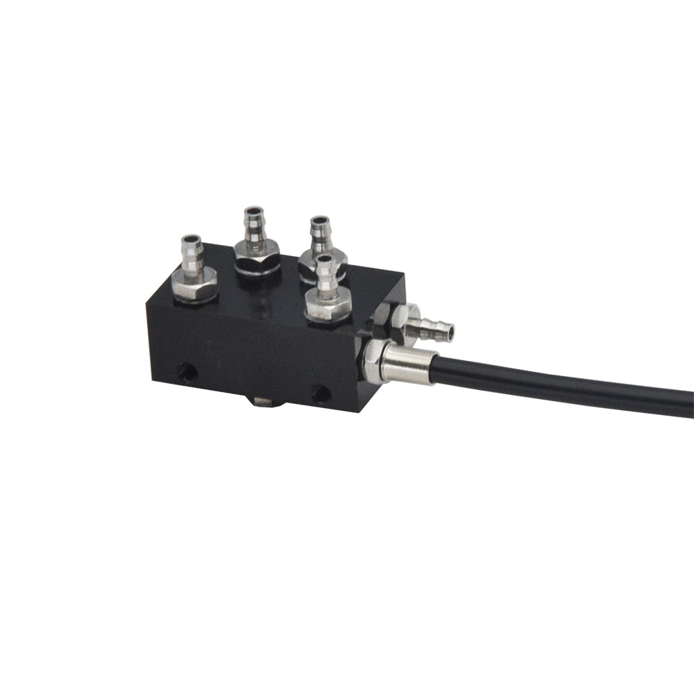 3 Way M3-3mm Hydraulic Cylinder Distributor for HUINA 1580 Kabolite 336 350