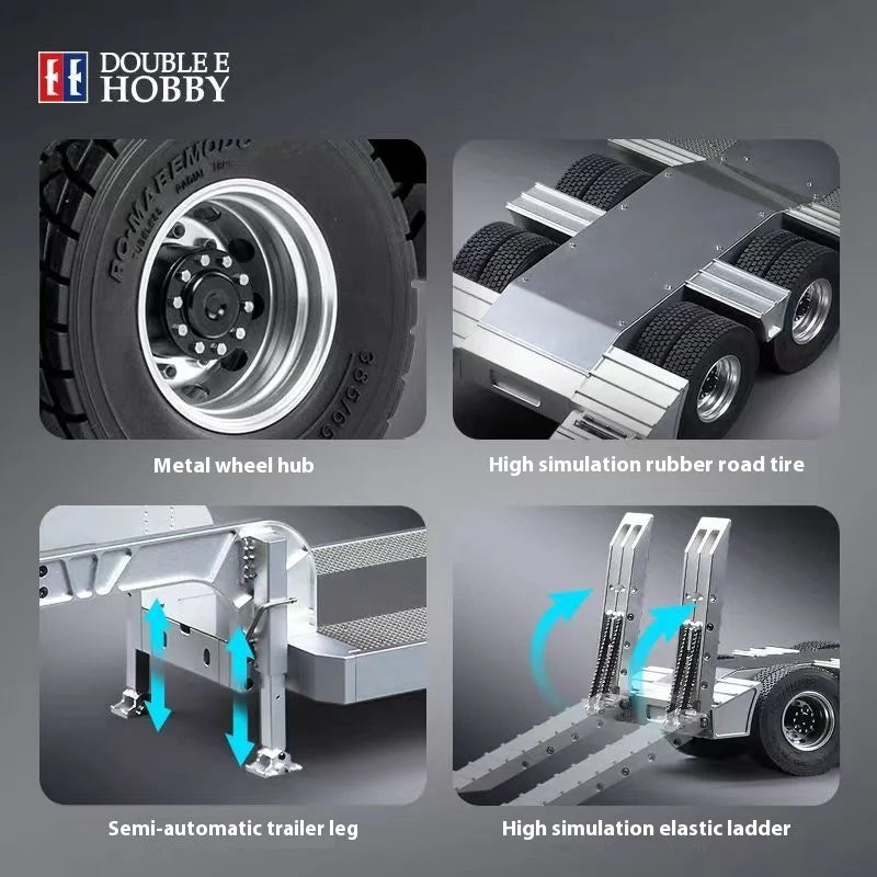 Double E E012 Flatbed/Low bed Trailer