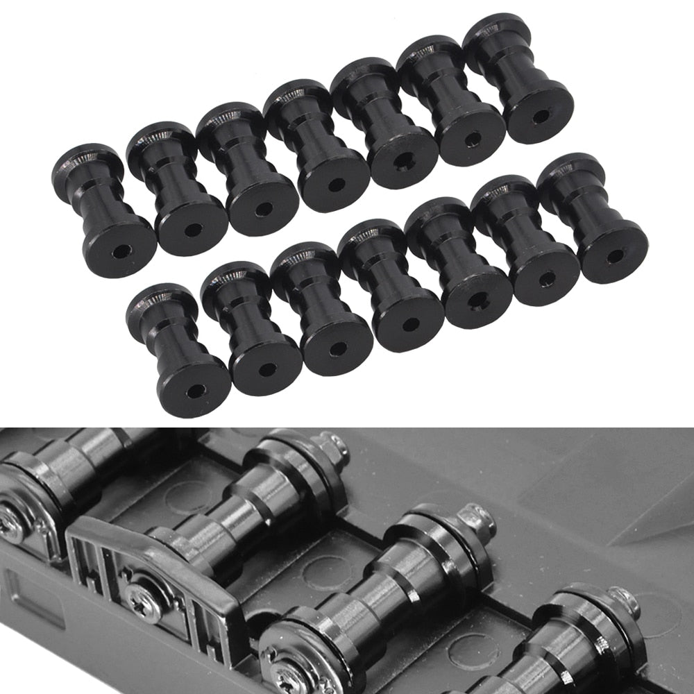 14 PCS HUINA 1580 Original Metal Track Rollers